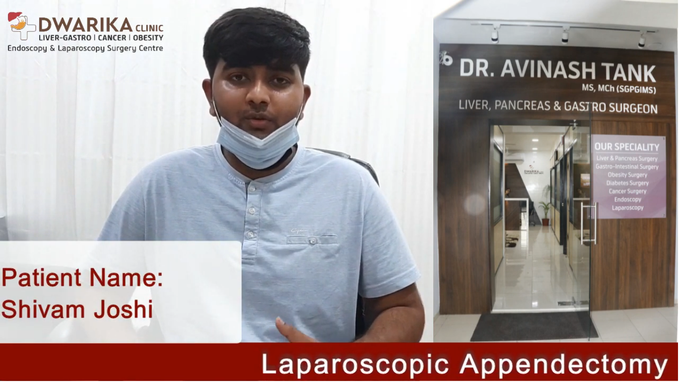 A patient shares his experience after undergoing appendectomy (Appendix surgery) at Dwarika Clinic, Ahmedabad